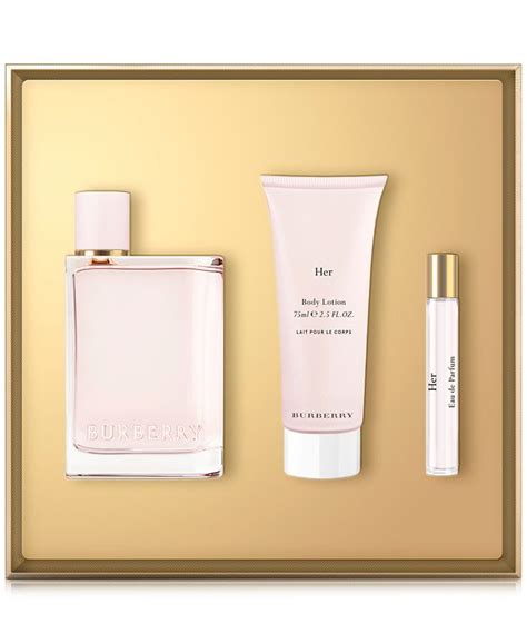 macy's burberry gift set.